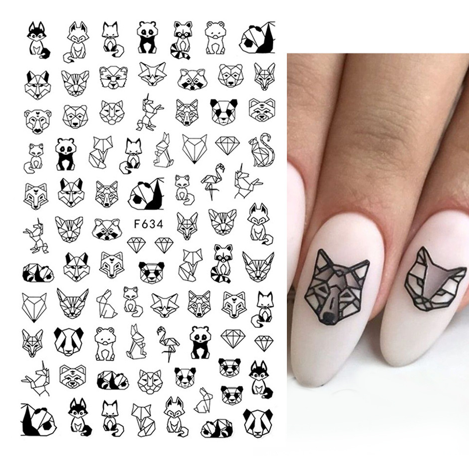 Simple Style Animal Plant Paper Nail Patches 1 Piece display picture 4
