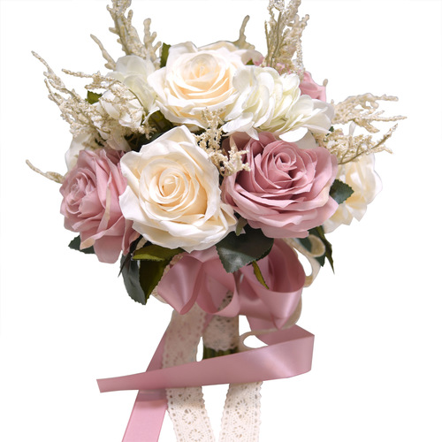 Eternal Angel 958 Simulated Rose Wedding Bouquet Photography Props Home Furnishing Bouquet