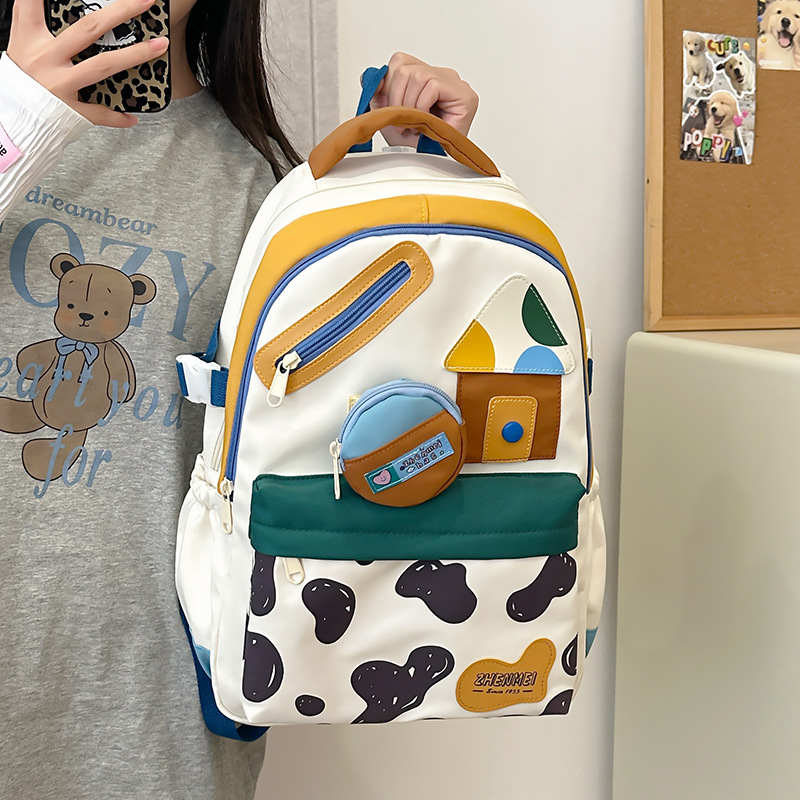 (2개) 배낭 새로운 캐주얼 패션 배낭 귀여운 소녀 경량 여행 대용량 학생 SCHOOLBAG