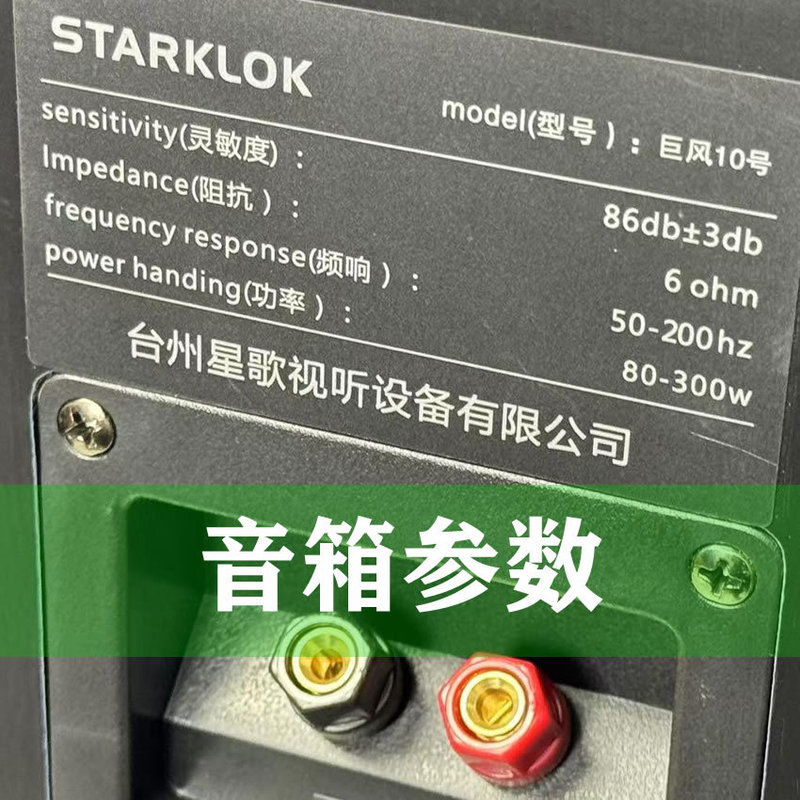 Starklok十寸のサブウーファの巨風十号の超低周波はサブウーファ300W6オームを揺り動かします。|undefined