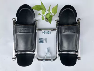 Motorcycle bumper Modified Thickened Front - white-iron-black-windshield-without-cover