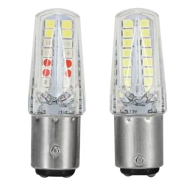 Автомобиль мотоцикл светодиодные стоп-сигналы вспышка 1157 2835 32SMD RGB проточной воды поток цветной задний свет