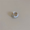 Tide, cute fresh acrylic resin, fashionable universal ring, Japanese and Korean, on index finger