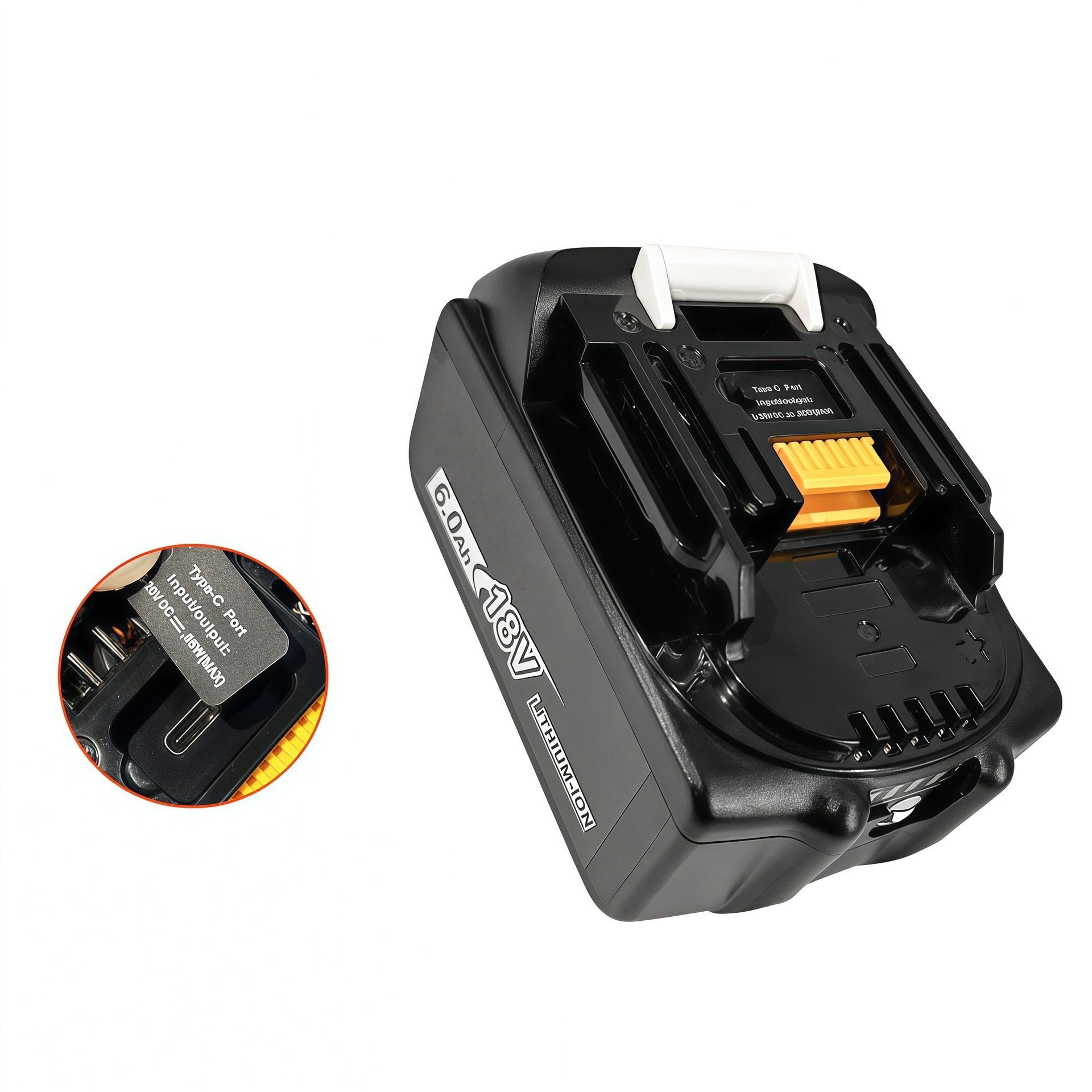 Makita Makeda reemplazo compatible 18V batería de litio BL1860B taladro eléctrico llave herramienta eléctrica fábrica transfronteriza image 4