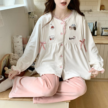 2025海岛绒月子服秋冬保暖家居服怀孕期孕妇睡衣加厚可外穿哺乳衣