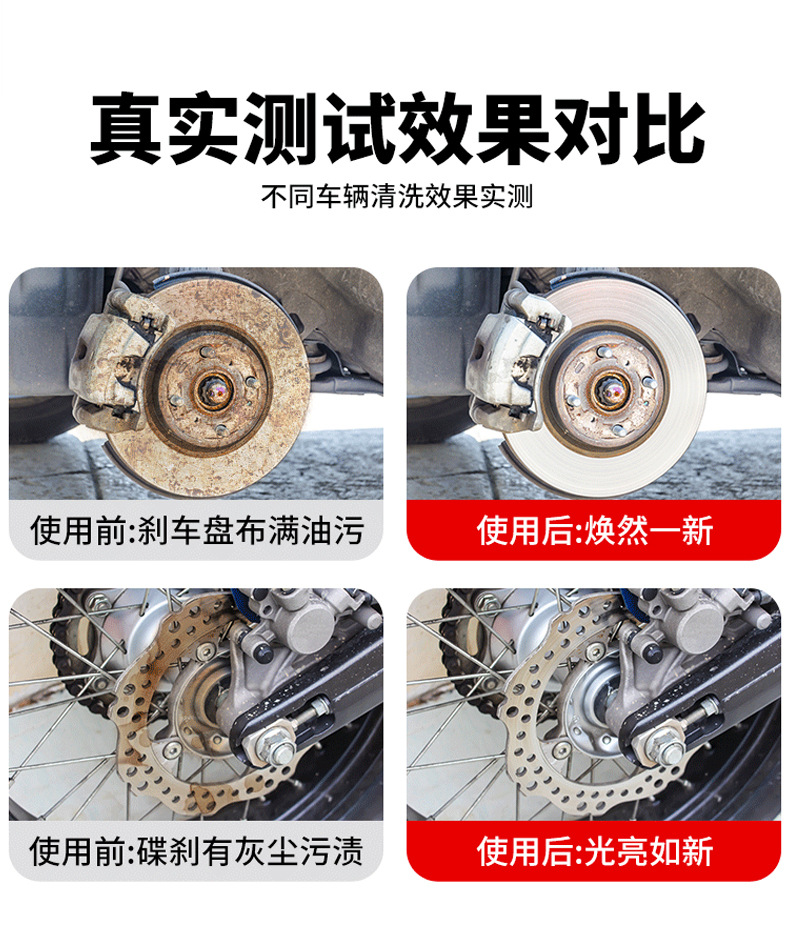 Wholesale car disc brake cleaner, brake component noise eliminator, anti-rust maintenance, non-disassembly cleaner, OEM service