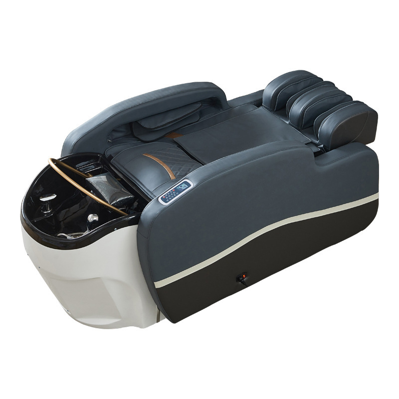 Cama de masaje eléctrico para lavado de cabello, sala de belleza, peluquería, salón de peluquería especial, cama de circulación de agua de tratamiento de cabello de fumigación inteligente tailandesa