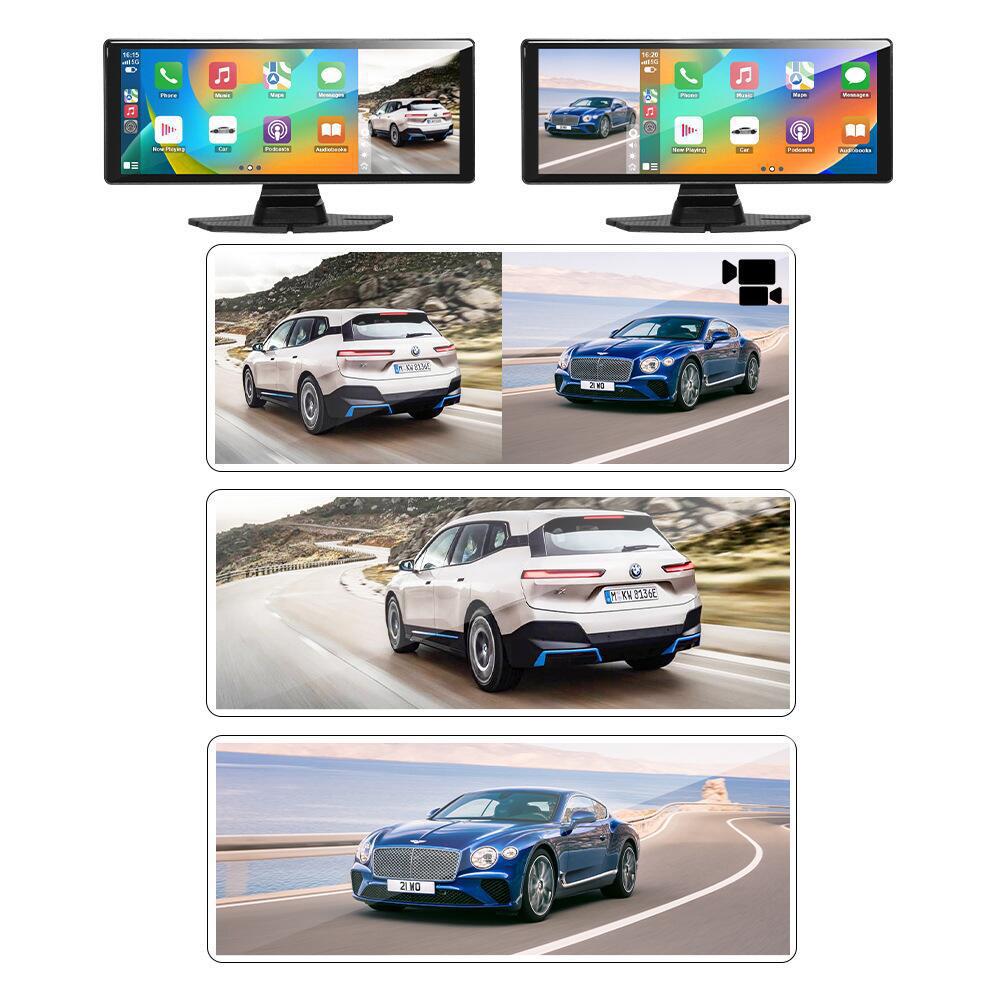 Carplay Dash Cam 4K Front and Rear Dual Recording WiFi Navigation