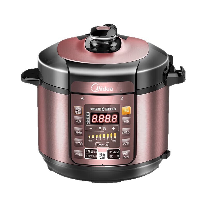 158.美の電気圧力鍋スマート家庭用5リットル電圧鍋高圧炊飯器YL50Simple101|undefined