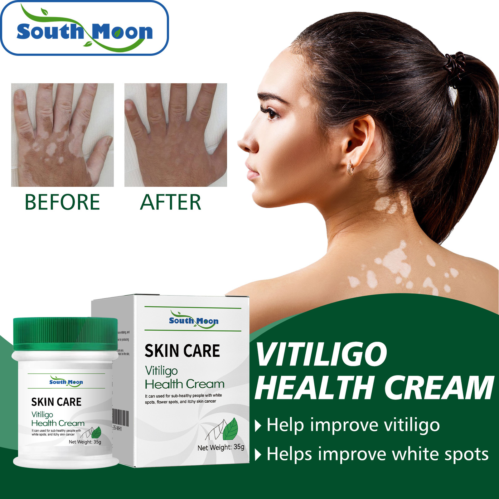 South Moon Skin Care Cream Is a Gentle, Refreshing and Light Moisturizing External Care Cream for the Whole Body