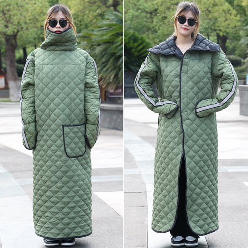 Electric bicycle windbreaker battery bike winter warm thick rainproof cold-resistant riding electric bike windproof jacket wind shield