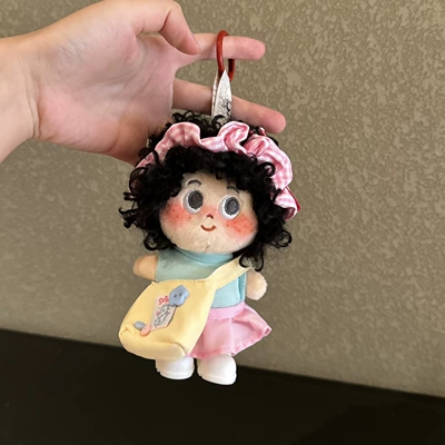Toy Accessory | Pluş açarlıqlar - pink-and-blue-sweet-dress-with-black-accents-pendant