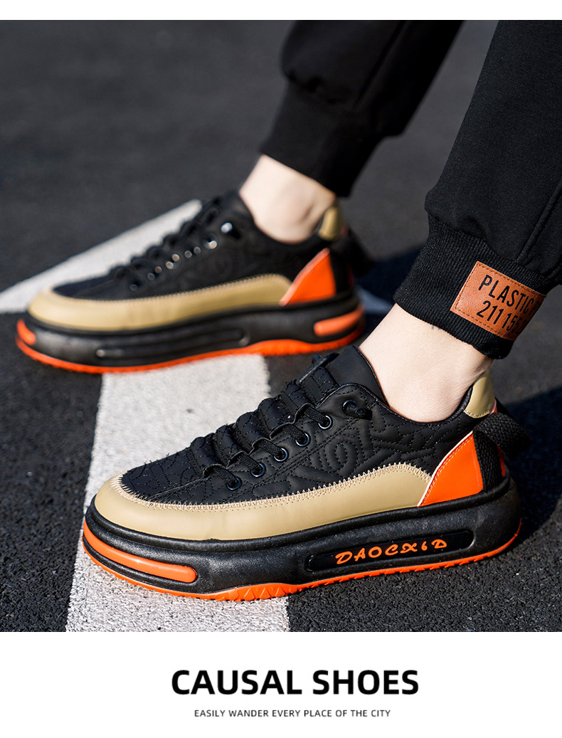 Scarpe casual da uomo Scarpe sportive Sneakers Tessuto sintetico Calzature leggere e versatili_voghion.com