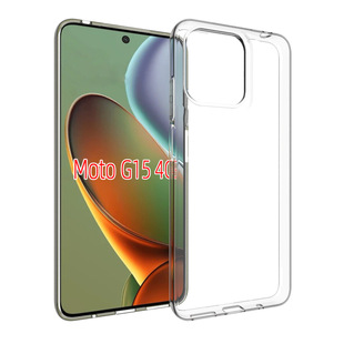 For Moto G15 4G mobile phone case protective cover tpu soft rubber accessories material dot pattern through