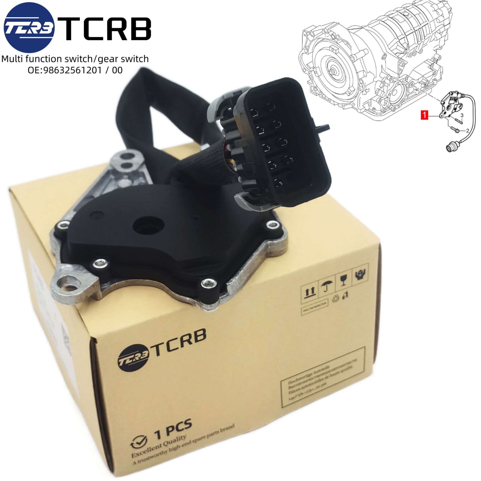 Suitable for Porsche Safety Gear Neutral Switch 98632561201 98632561200 0501320519