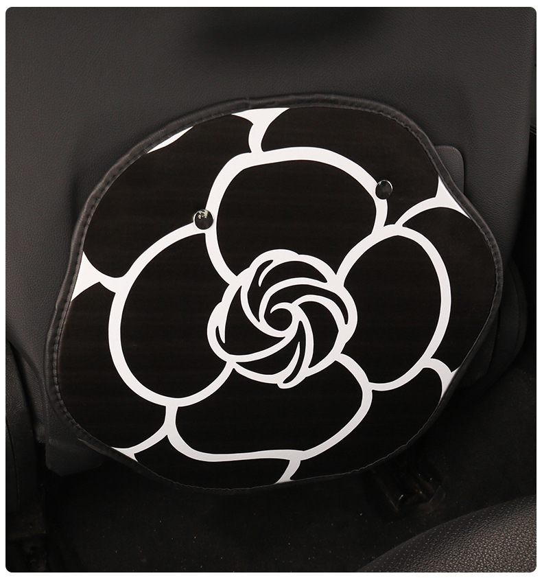Xiaoxiangfeng Camellia Car Back Anti-Kick Pad Children's Anti-Dirty Seat Back Women's Special Seat Protection Pad Casual