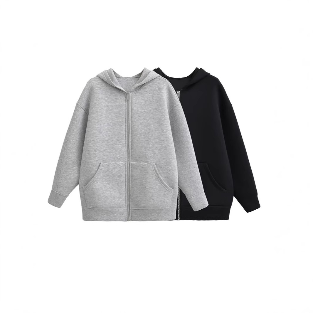 Cross-border AliExpress Amazon explosions 2024 women's foreign trade wholesale in stock 2024 loose hooded sweater