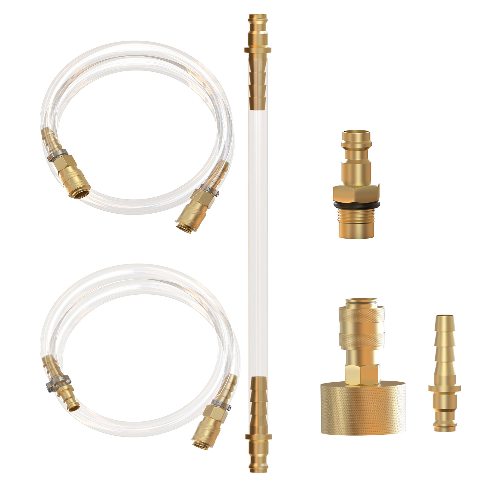 황동 연료 파이프 + 오일 교환 파이프 - 향상된 버전