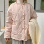 冬季木耳边简约甜美棉服