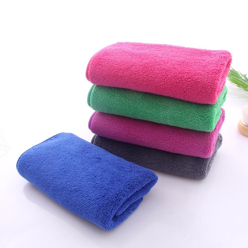 Coral Velvet Towel Rag Thickened Water-Absorbent Lint-Free Car Home Dual-Use Towel Car Wipe Kitchen Cleaning Cloth