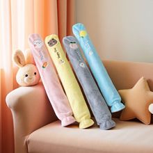 一件代发长条注水热水袋儿童学生暖手暖肩颈暖腰暖被窝毛绒暖水袋