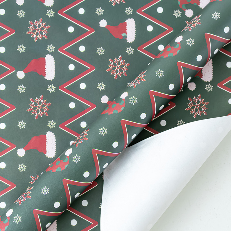 新しいクリスマスプレゼント包装ギフト紙diyバッグ紙スポット卸売り|undefined