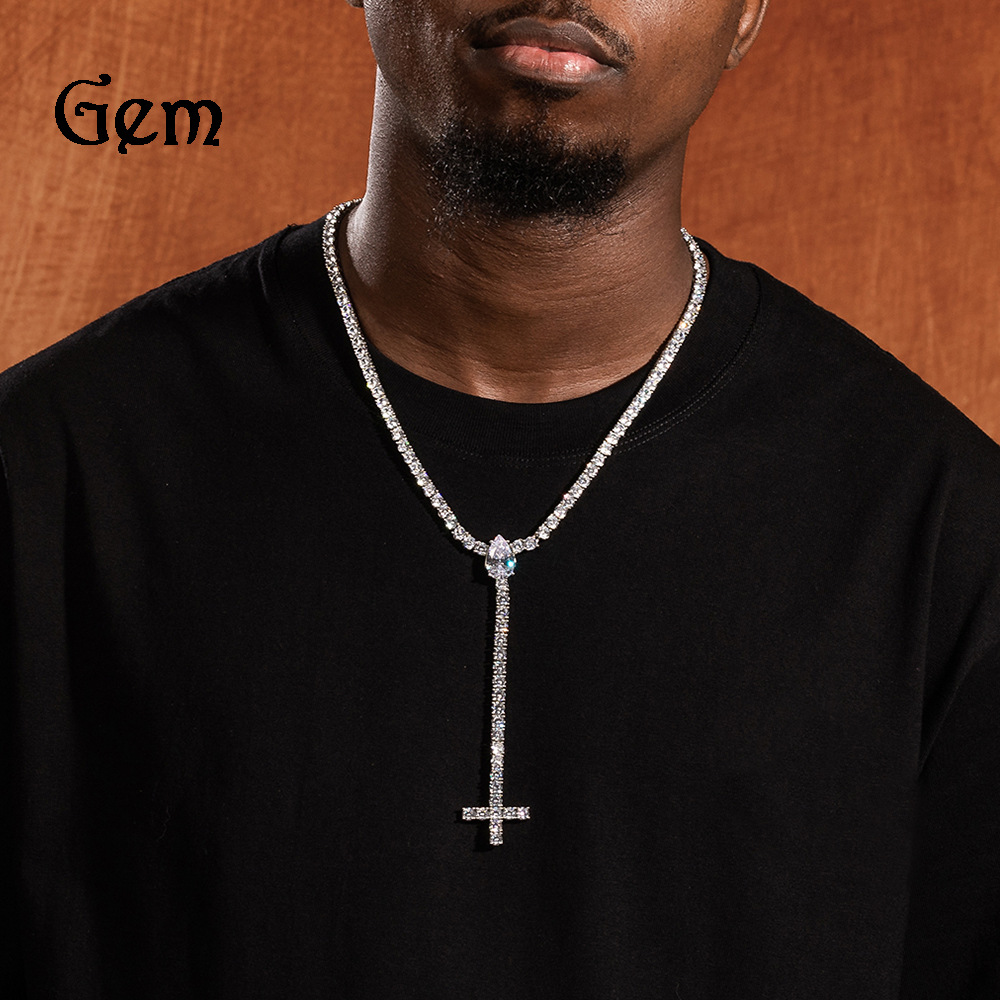 Trend necklace hip-hop style drop-shaped
