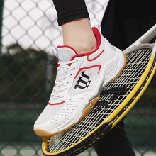 跨境外贸网球鞋专业级透气网球运动鞋网面羽毛球鞋有R商标男女款