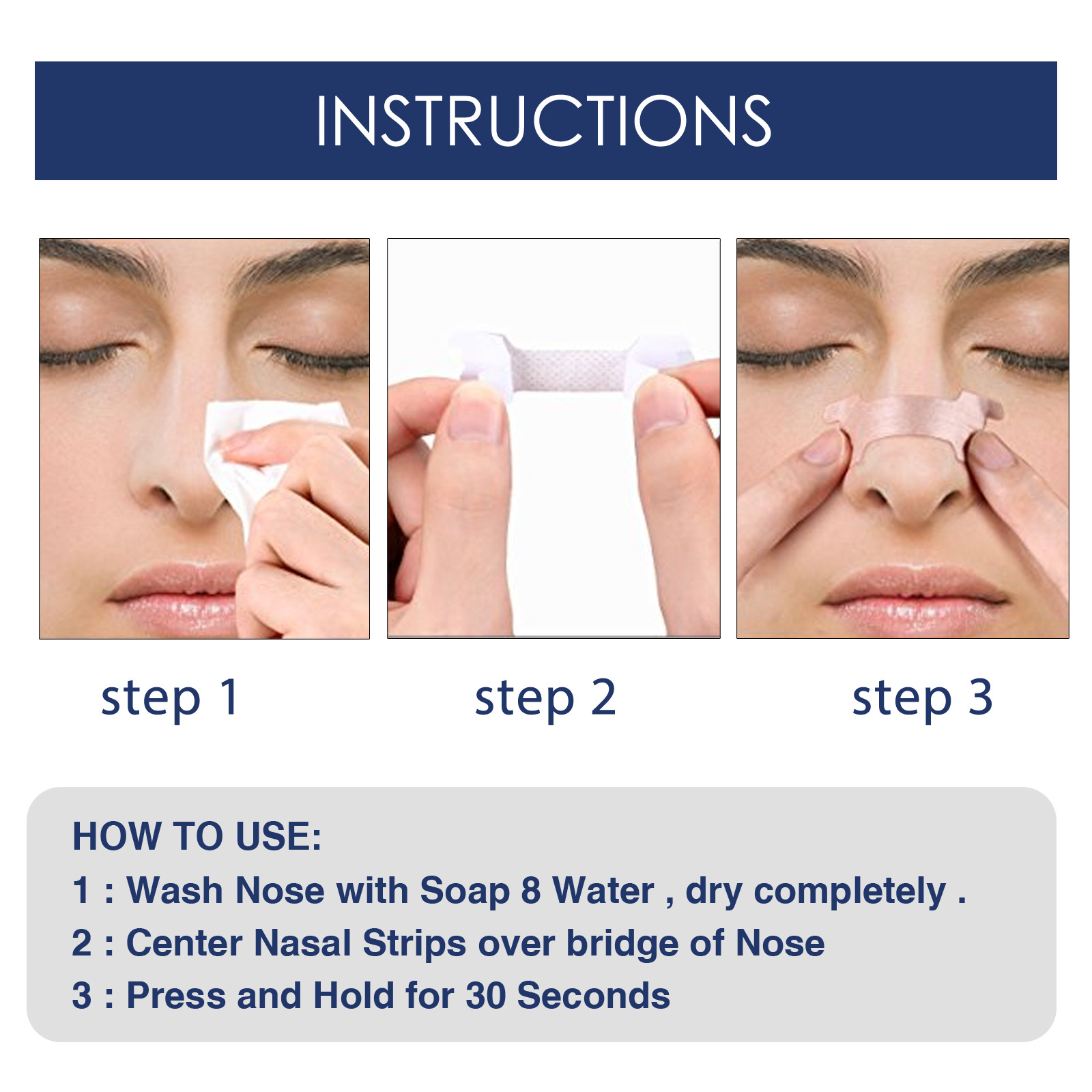 Plasture nazal modelator South Moon Body, ameliorează blocarea nazală, contracția abdominală, slăbește, readuce fermitatea și tonifiază_voghion.com