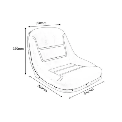 one-piece molded seats for garden – Other vehicle seats