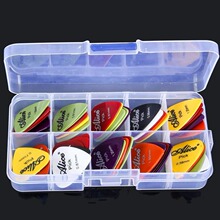 EBAY速卖通热销爱丽丝ALICE磨砂面/光面ABS民谣吉他拨片弹片盒装