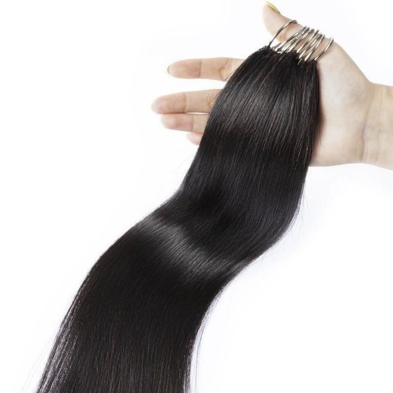 新品第二世代フェザーヘアエクステンション、本物の髪、第三世代フェザーオリジナルブレイドヘア、シームレスヘアエクステンション、本物の髪、再利用可能|undefined