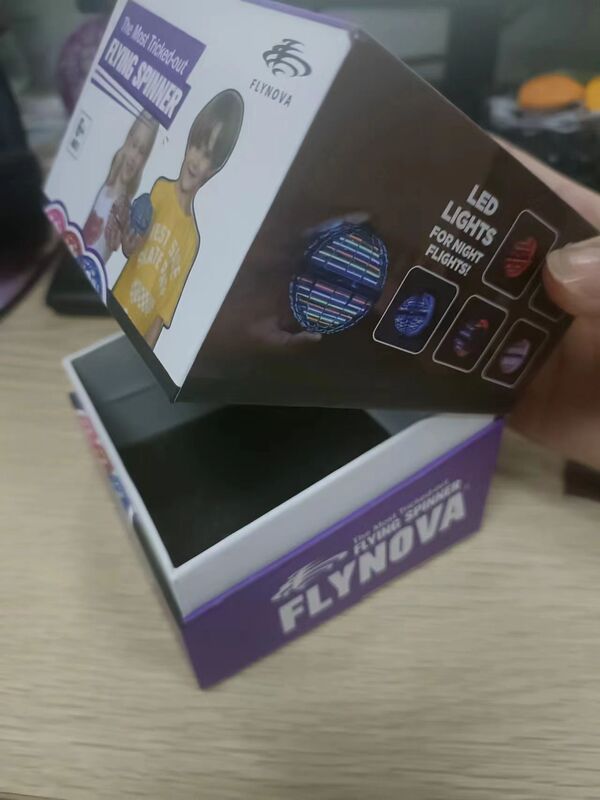 跨境智能悬浮回旋球UFO魔法感应回旋飞行球指尖发光陀螺六一玩具|undefined