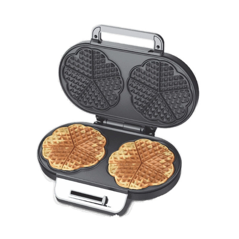 Американский стандарт 110В сэндвич-машина с двумя плитами Love, для приготовления сэндвичей и завтраков, бытовая, европейский стандарт, легкая пища, двойная вафельница
