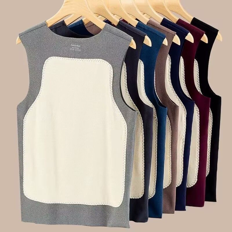 Мужской жилет без следов Жилет