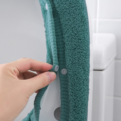 Thickened household toilet cover extra thick toilet pad enlarged universal toilet pad button toilet pad toilet ring