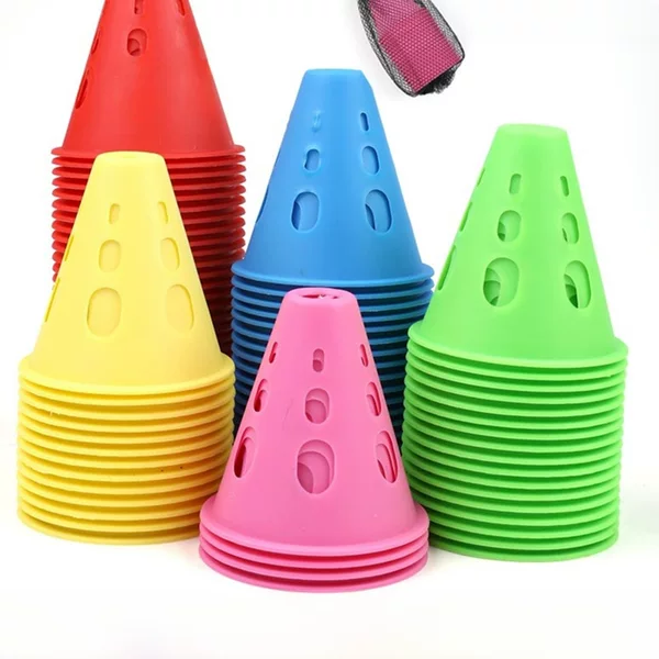 Factory Straight Roller Pile Adult Training Cup Flat Flower Windproof Barrier Skates Obstacle Corner Speed Skating