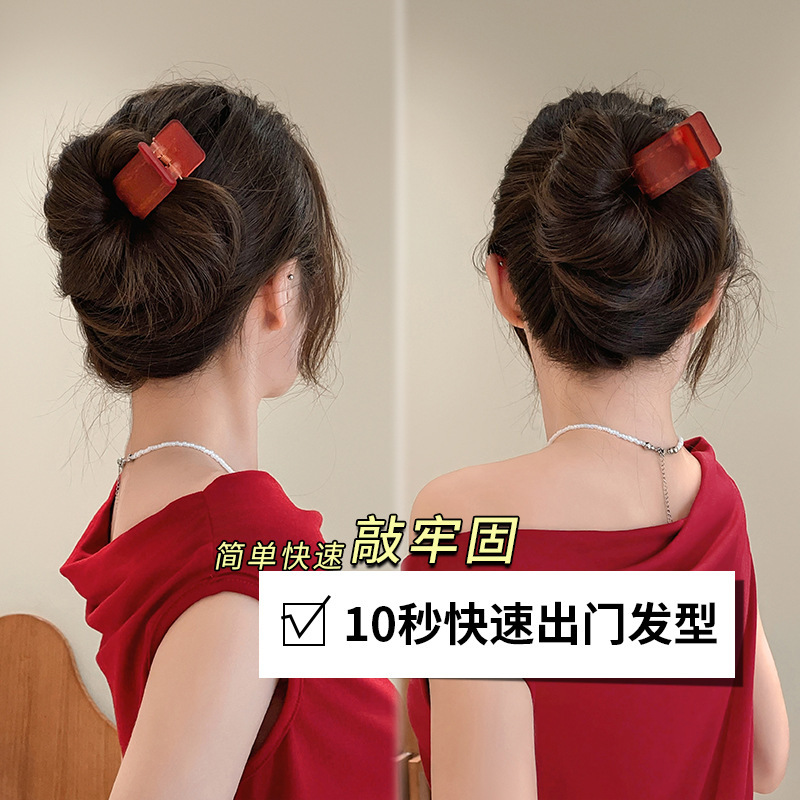 小号渐变色抓夹女2025新款后脑勺发量少鲨鱼夹夏天高级感发夹头饰|undefined
