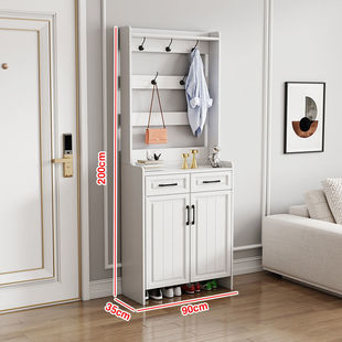 Shoe Cabinet for Home Entrance, Large Capacity Coat Rack, Entryway Cabinet, Integrated Entry Shoe Cabinet, Balcony Storage Cabinet, Entry Shoe Cabinet