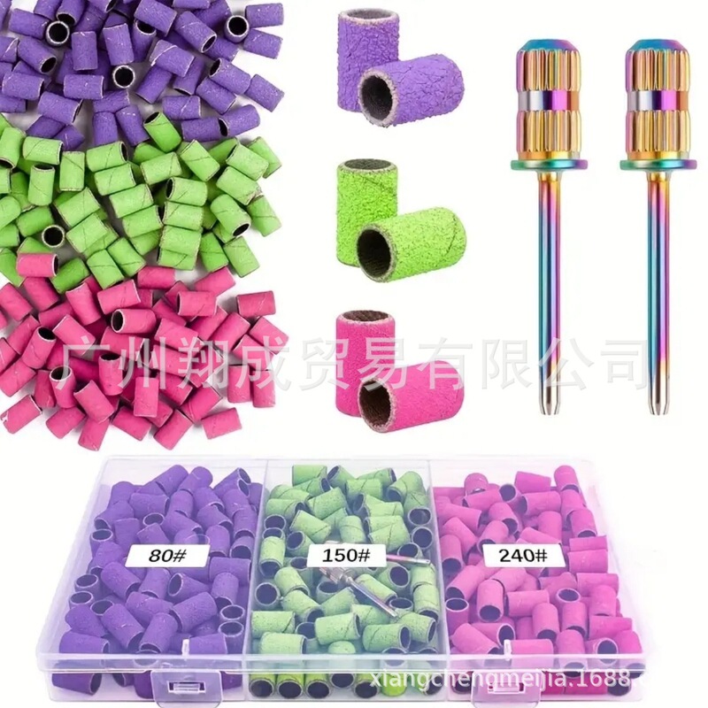 210 PCs/box nail art color sand ring suit color sand ring axis nail remover carving polishing polishing head tool box 210 PCs/box nail art color sand ring suit color sand ring axis nail remover carving polishing polishing head tool box