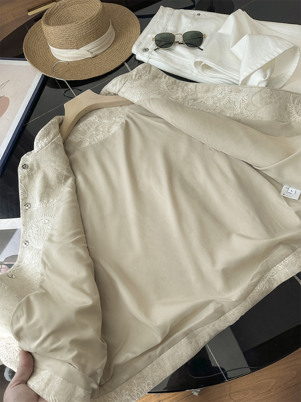 新しい中国風の重刺繍中国風ベストレイヤードベストベストリネンノースリーブジャケットトップ女性のための春の新作|undefined