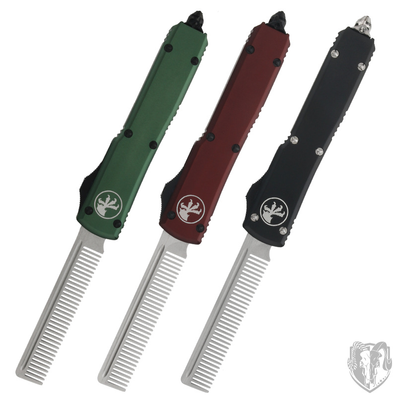 Micro tecnología A5 peine cuchillo al aire libre herramienta multifunción T6061 aviación aluminio micro tecnología serie cuchillo peine venta al por mayor