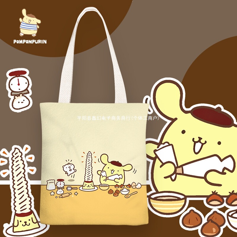 Pudding Dog Cartoon Canvas Tote Bag, Shoulder Bag, Corporate Event Gift Bag, Shopping Bag, Canvas Bag Pudding Dog Cartoon Canvas Tote Bag, Shoulder Bag, Corporate Event Gift Bag, Shopping Bag, Canvas Bag