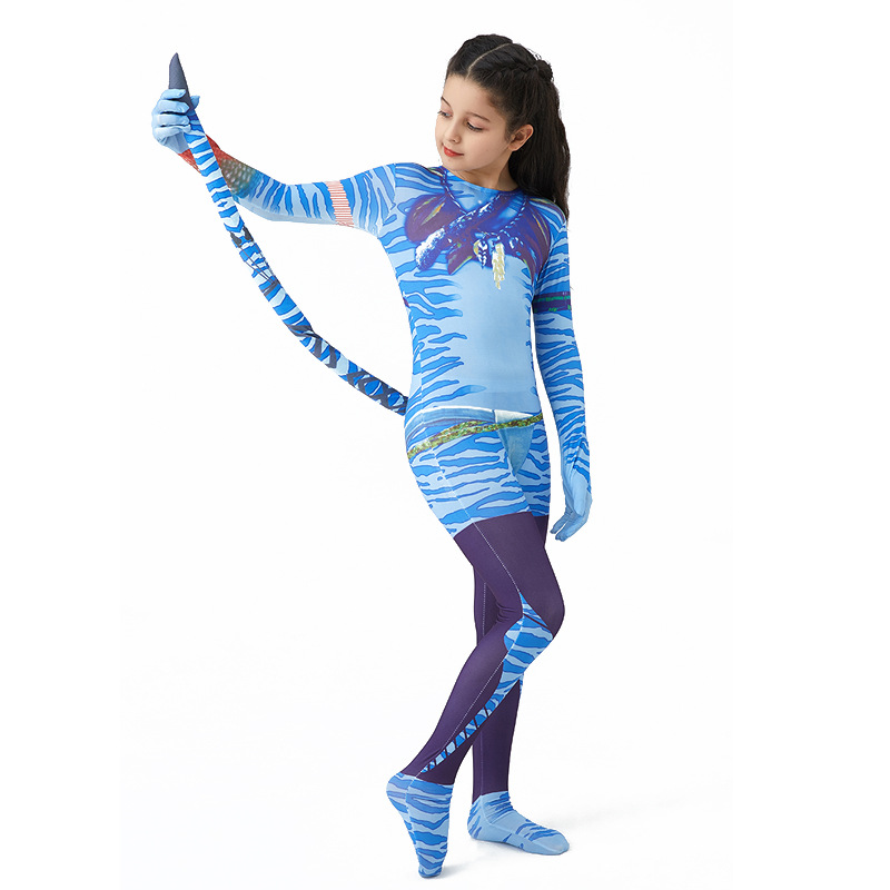 Avatar 2cos ropa de agua carretera niños adultos ropa Cosplay película mismo apretado mono ropa