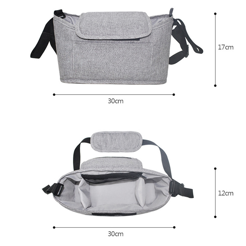 Stroller Organizer Bag Diaper Bag Nursing Stroller Bag Stroller Accessories Stroller Cup Holder Cover with Shoulder Straps Pouch baby stroller accessories diy