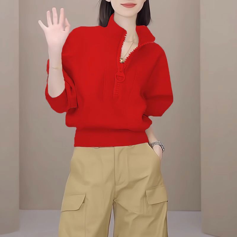 欧货黑色小个子卫衣女春秋季新款感短款今年流行外套|undefined