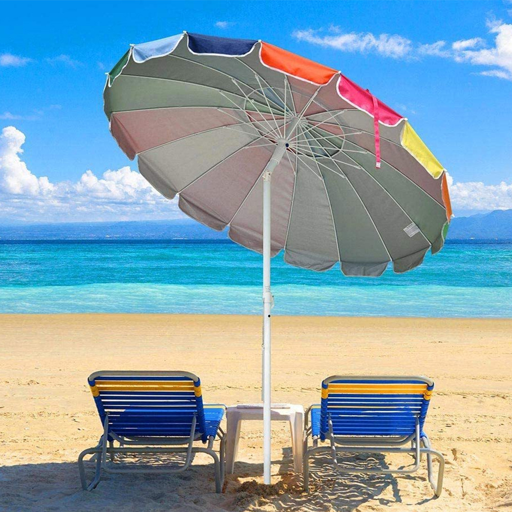 16骨彩虹伞2.4米