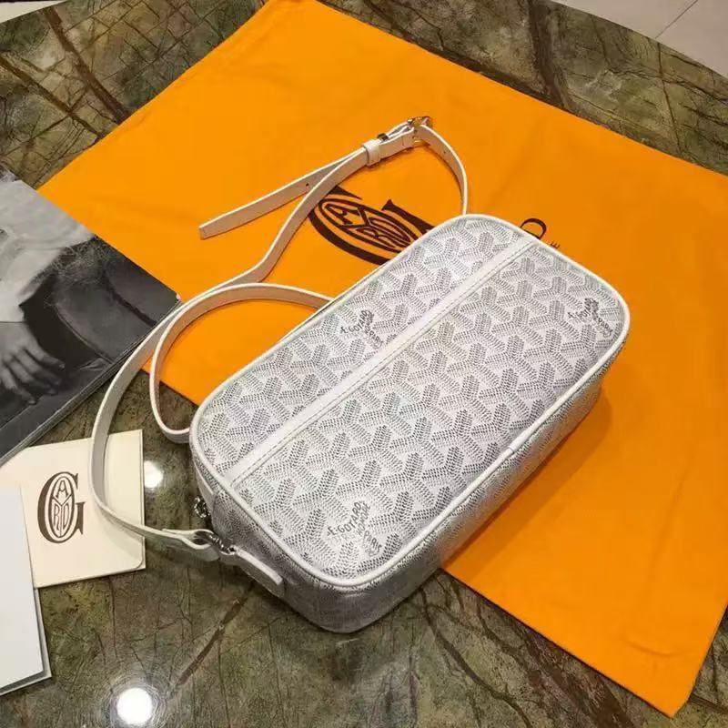 Goyard 2025 Fashion Dog-Tooth Camera Bag Commuter Bag Y Letter Single Shoulder Handbag Women's Crossbody Camera Bag