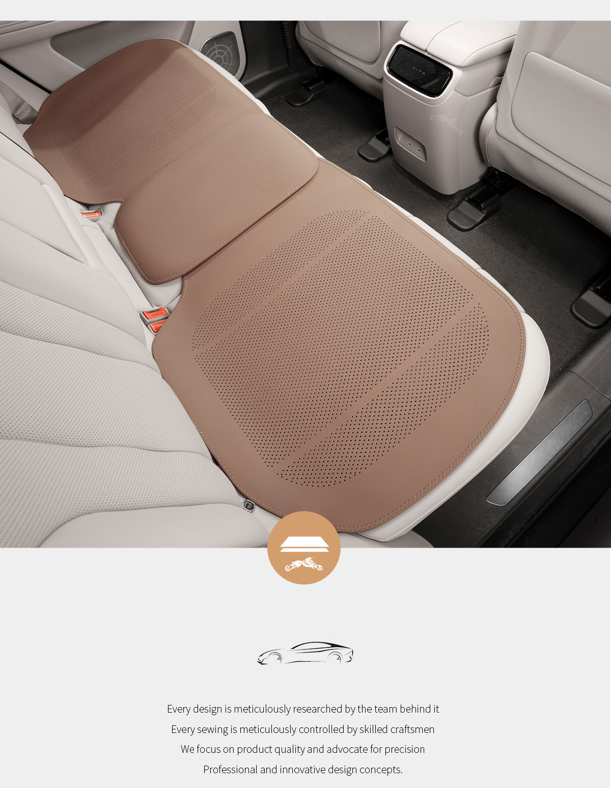 Suitable for Leapmotor Seat Cushions, All-Season D19/D99 Car Seat Cushions, Breathable, Ventilated, Comfortable, Full-Cover Seat Covers