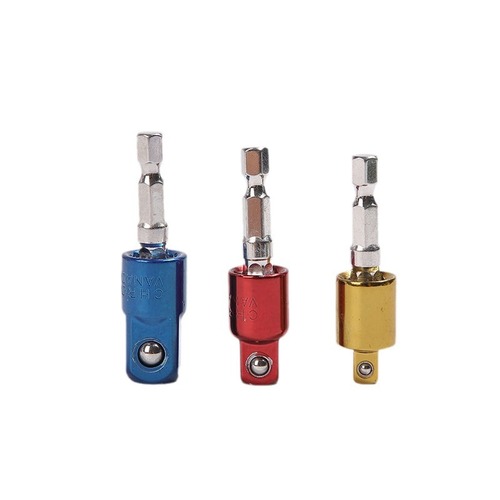 360-degree wind ball universal joint hex handle four-way sleeve universal coupling screwdriver adapter drill bit converter